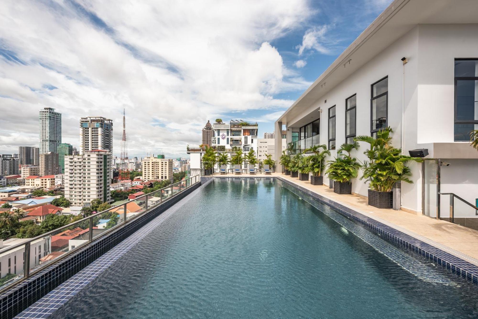Mansion 51 Hotel & Apartment Phnom Penh Exterior foto